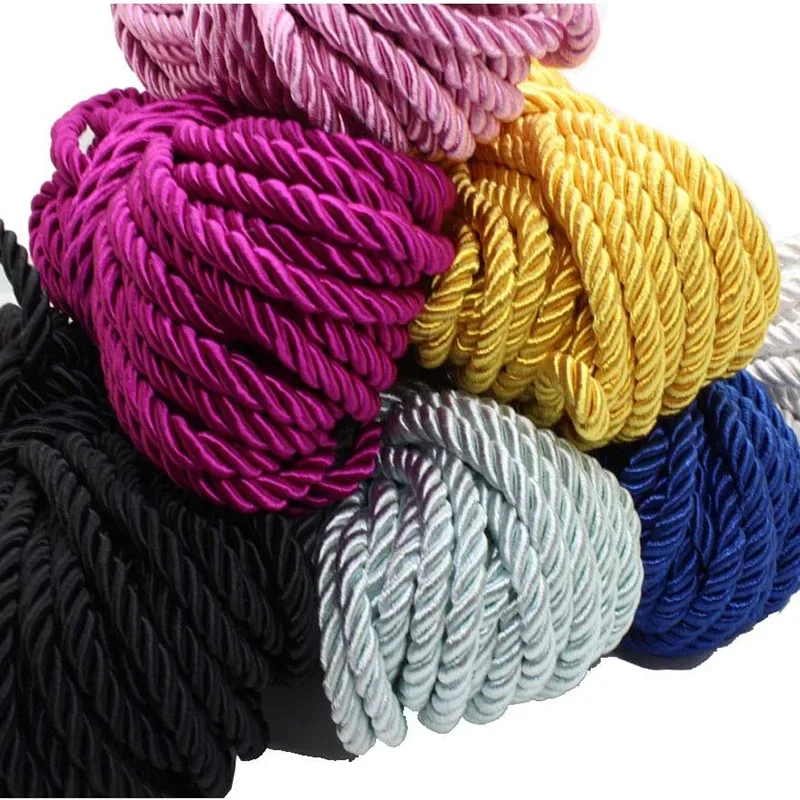 5/10M Silk Rope 3-Ply Braided  - Cord Trim Twisted のレビューと価格