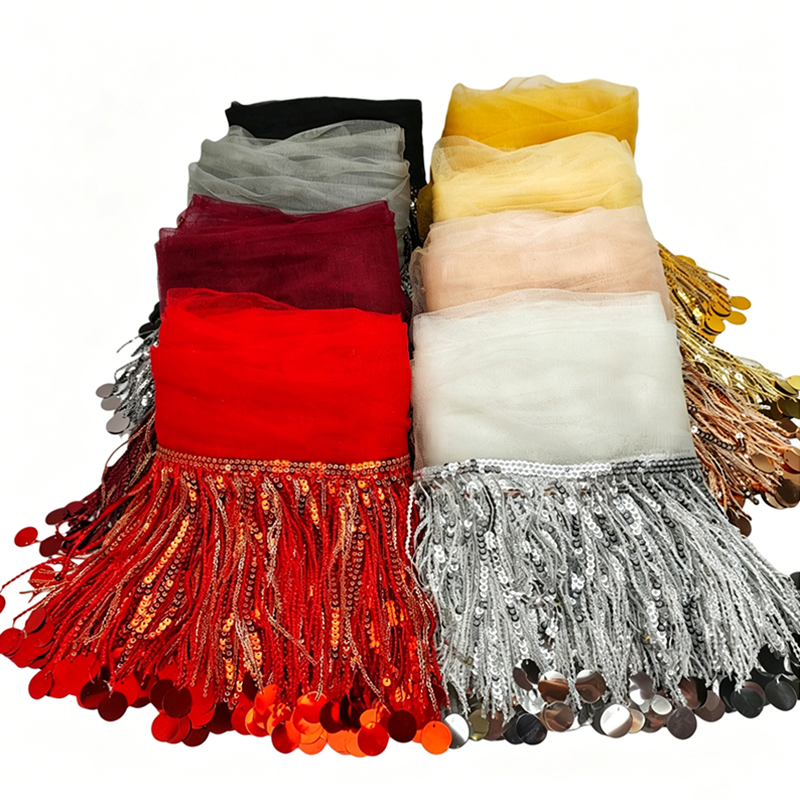 10 Yards Sequins Tassel Lace T - Fringe Ribbon Sewing のレビューと価格