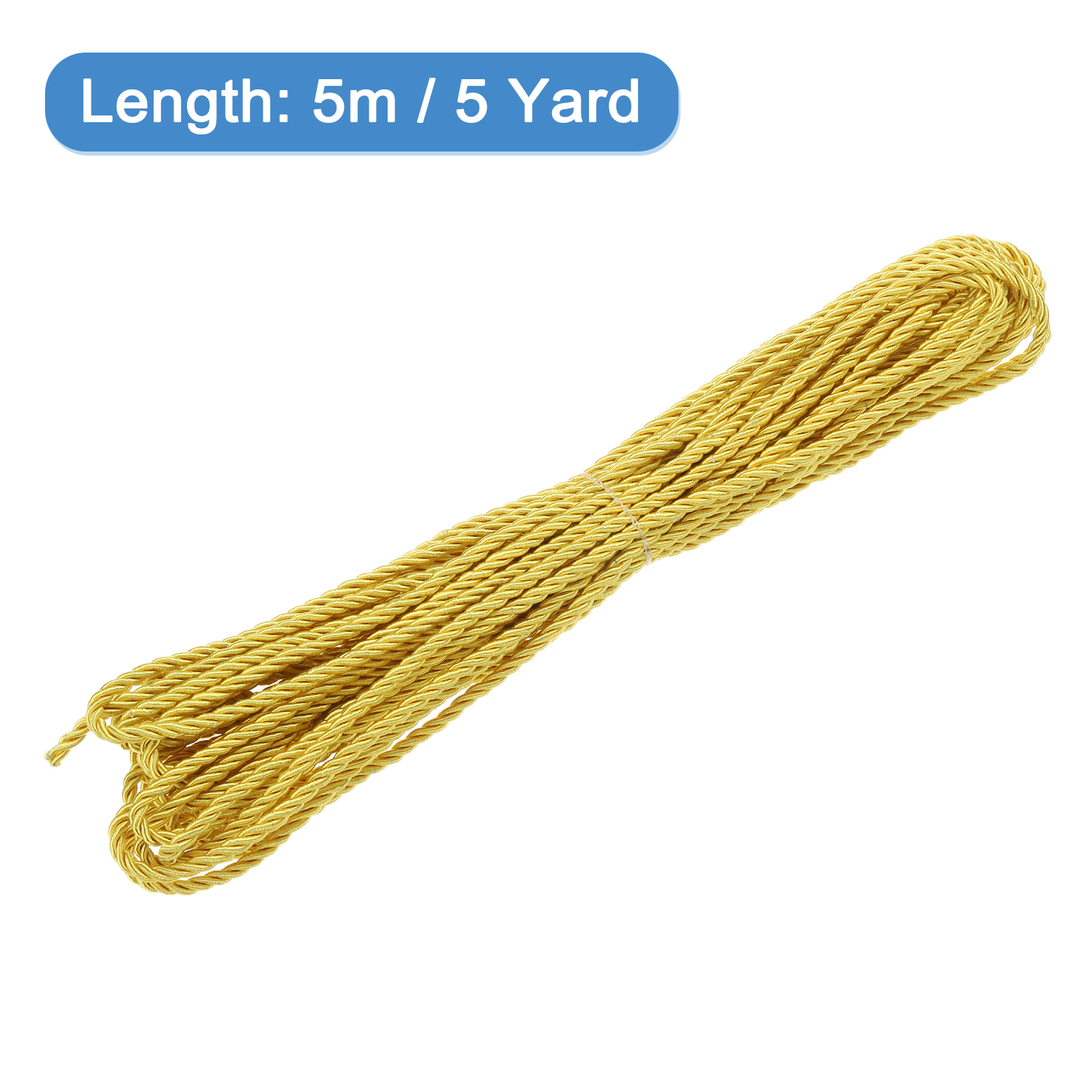 Uxcell 5 Yard 3mm Twisted Cord - Cord Trim Twisted のレビューと価格