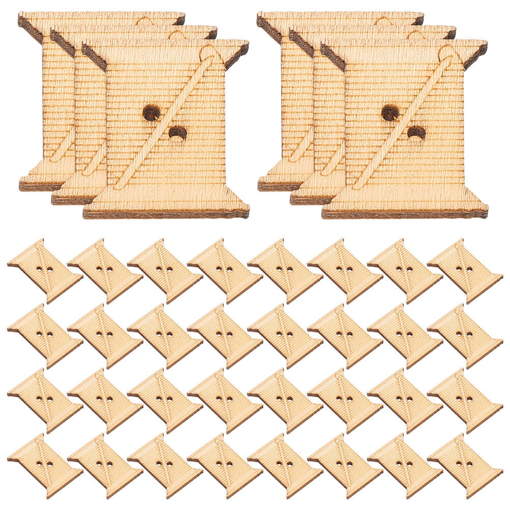 100Pcs Wooden Embroidery Floss - Embroidery Craft のレビューと価格