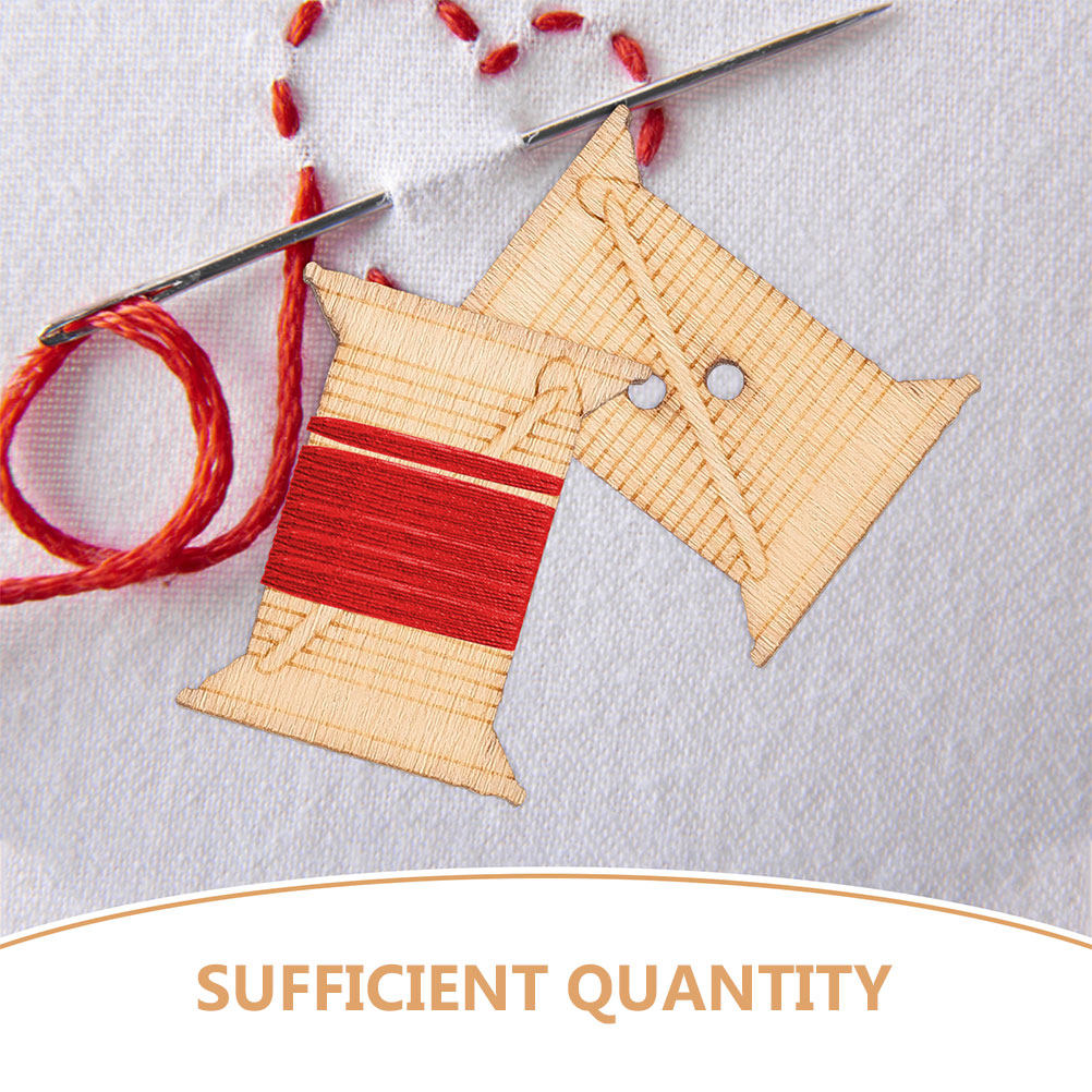 100Pcs Wooden Embroidery Floss - Embroidery Craft のレビューと価格