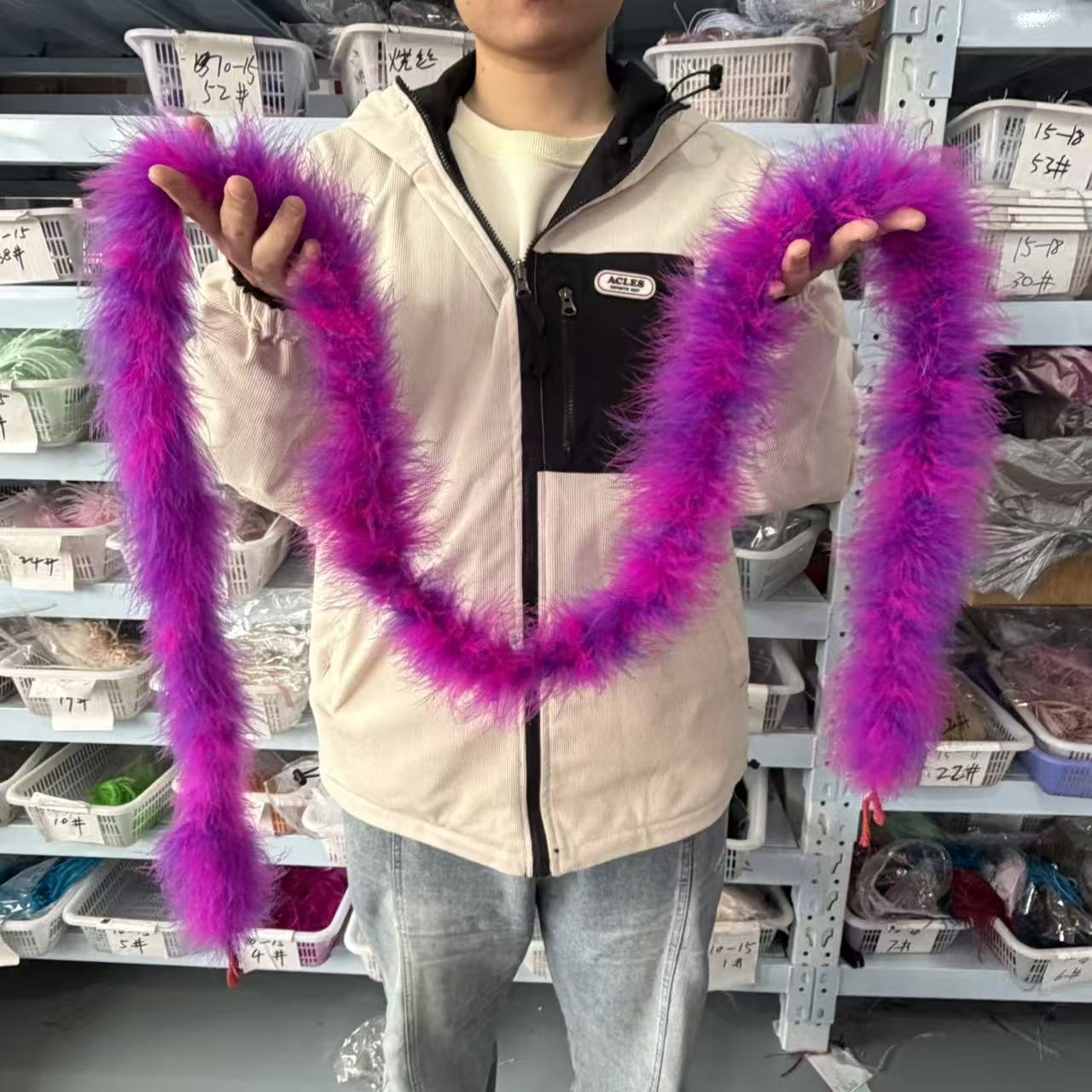 Multicolored 2Meters Marabou F - Feather Trim Marabou のレビューと価格