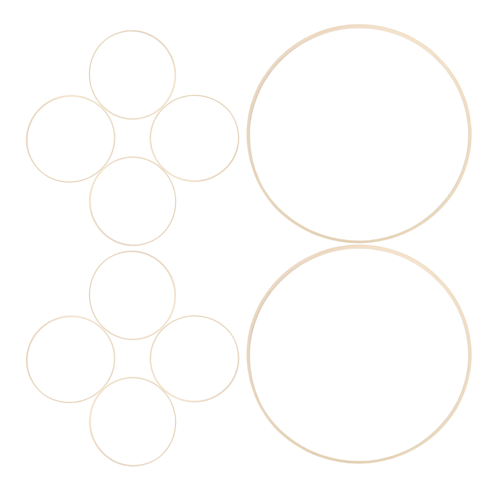 10 Pcs Craft Supplies for Wrea - Embroidery Craft のレビューと価格