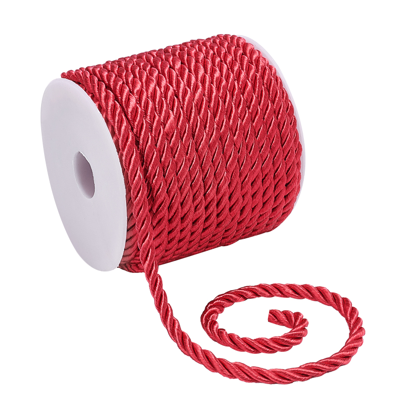 19.6 Yard Red Silk Rope 3-Ply  - Cord Trim Twisted のレビューと価格