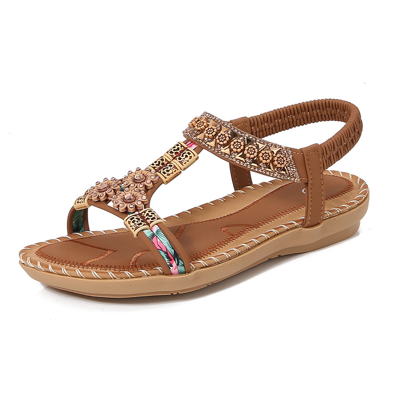 Fashion Bohemian Summer Sandal - Sew On Rhinestone のレビューと価格