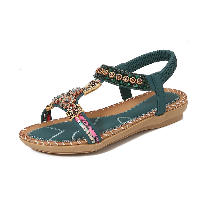 Fashion Bohemian Summer Sandal - Sew On Rhinestone のレビューと価格
