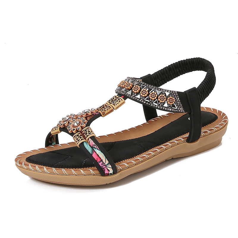Fashion Bohemian Summer Sandal - Sew On Rhinestone のレビューと価格