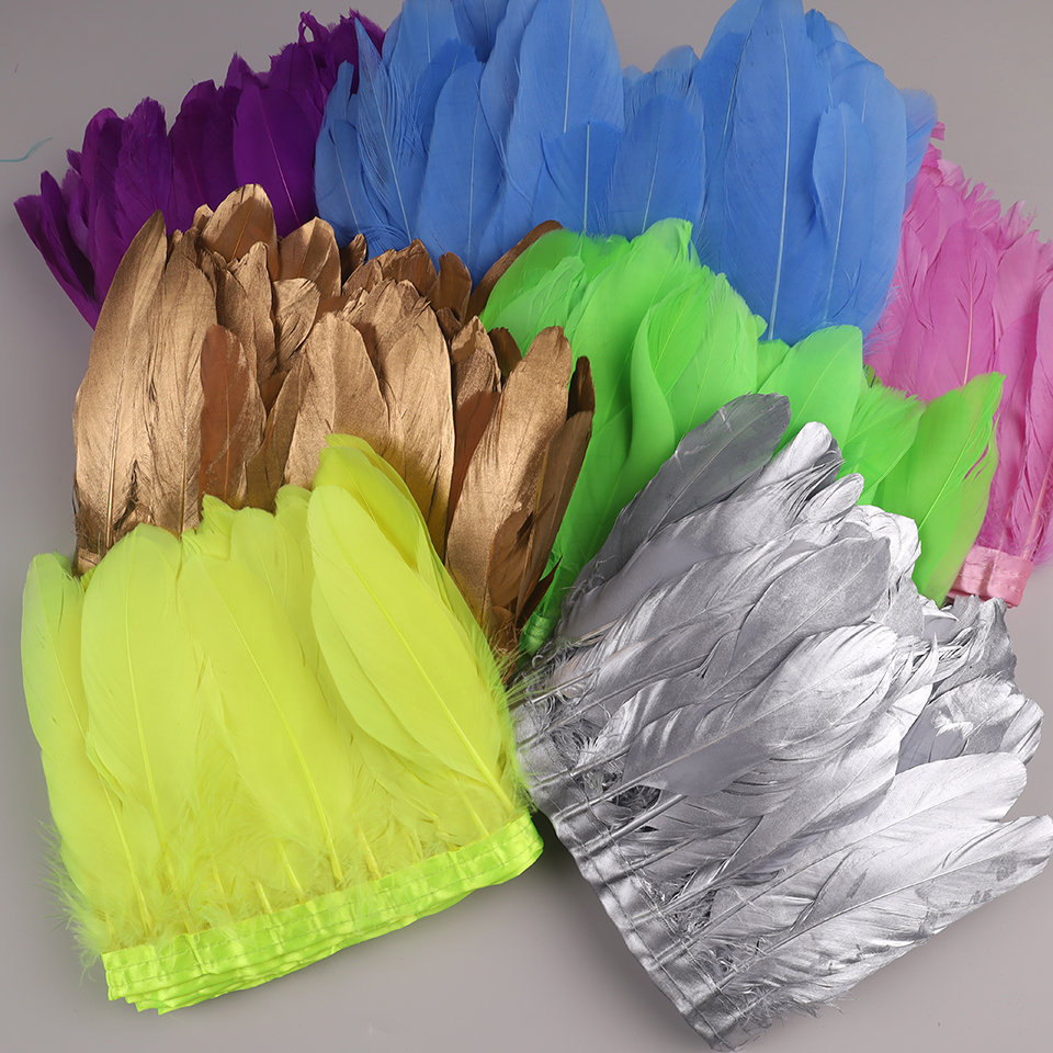 10Meters Goose Feathers on Tap - Feather Trim Marabou のレビューと価格