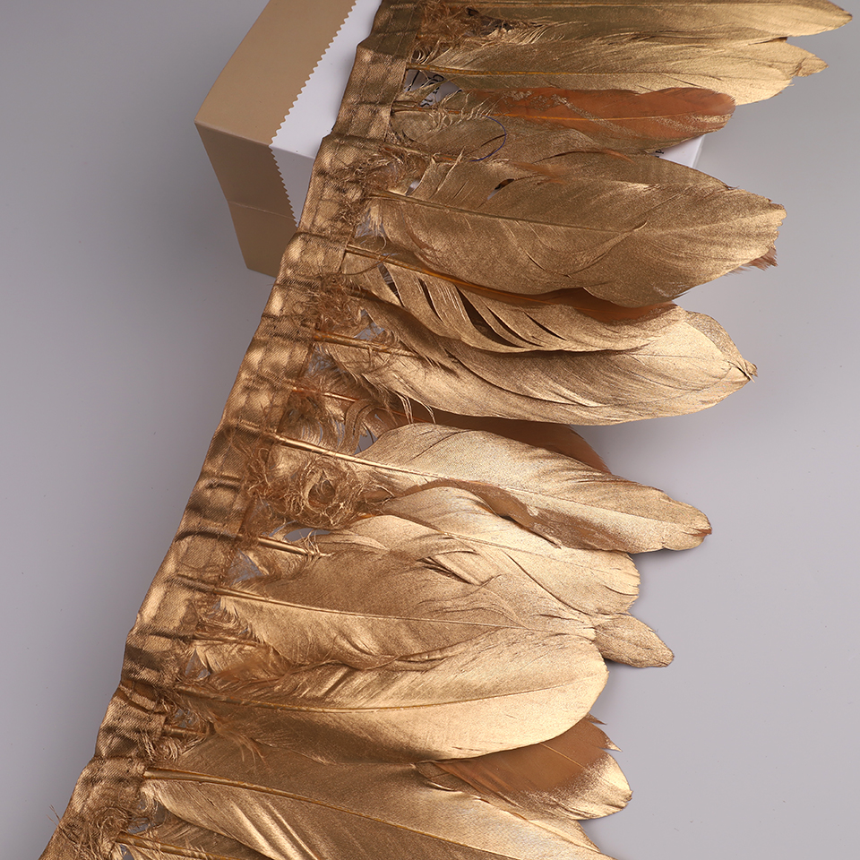 10Meters Goose Feathers on Tap - Feather Trim Marabou のレビューと価格