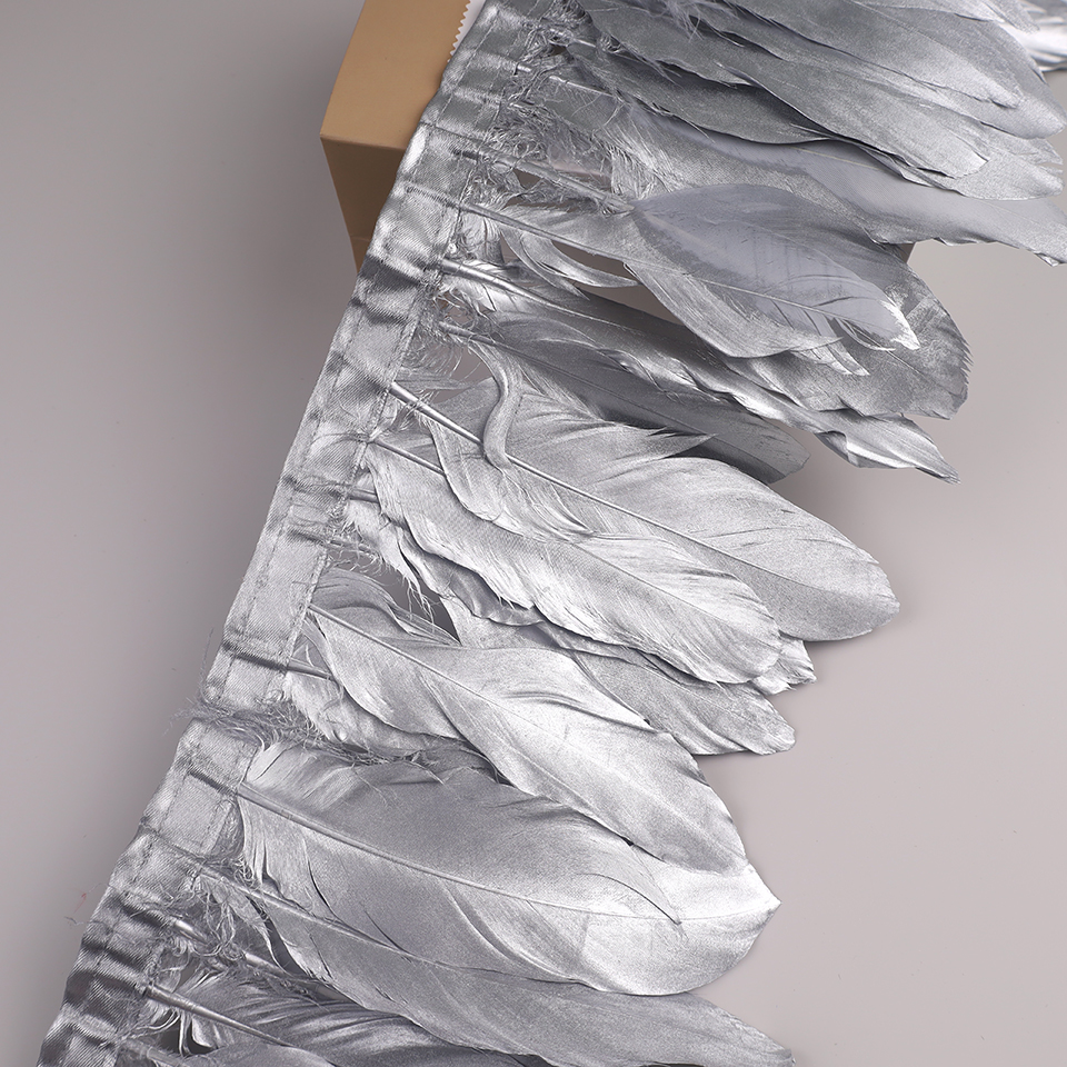 10Meters Goose Feathers on Tap - Feather Trim Marabou のレビューと価格