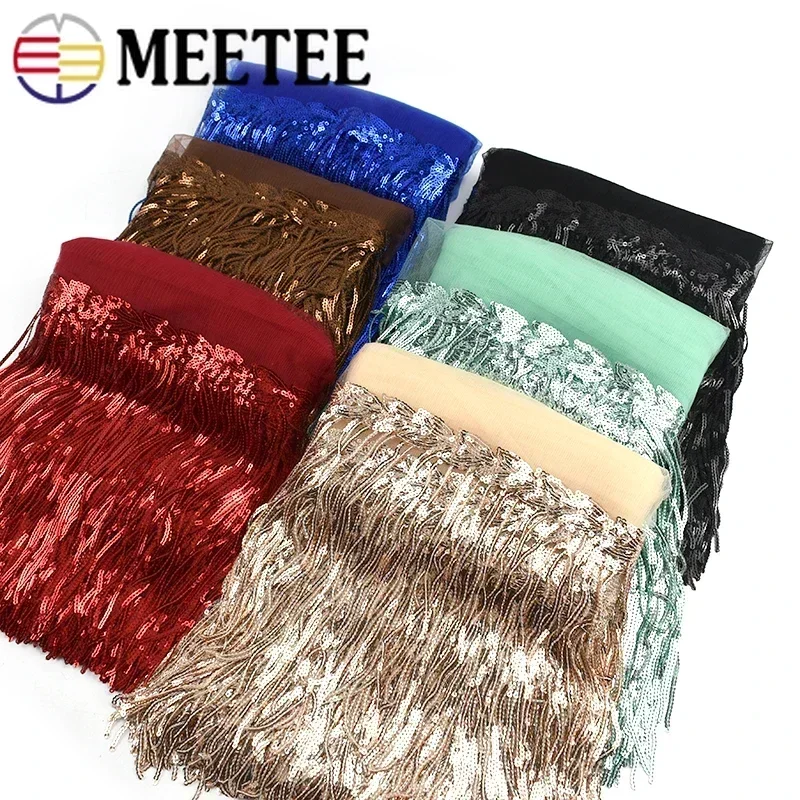 2/5/10Yards Sequin Embroidery  - Fringe Ribbon Sewing のレビューと価格