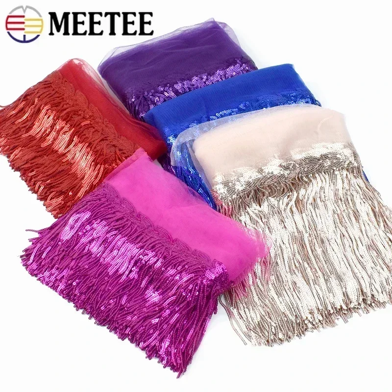 2/5/10Yards Sequin Embroidery  - Fringe Ribbon Sewing のレビューと価格