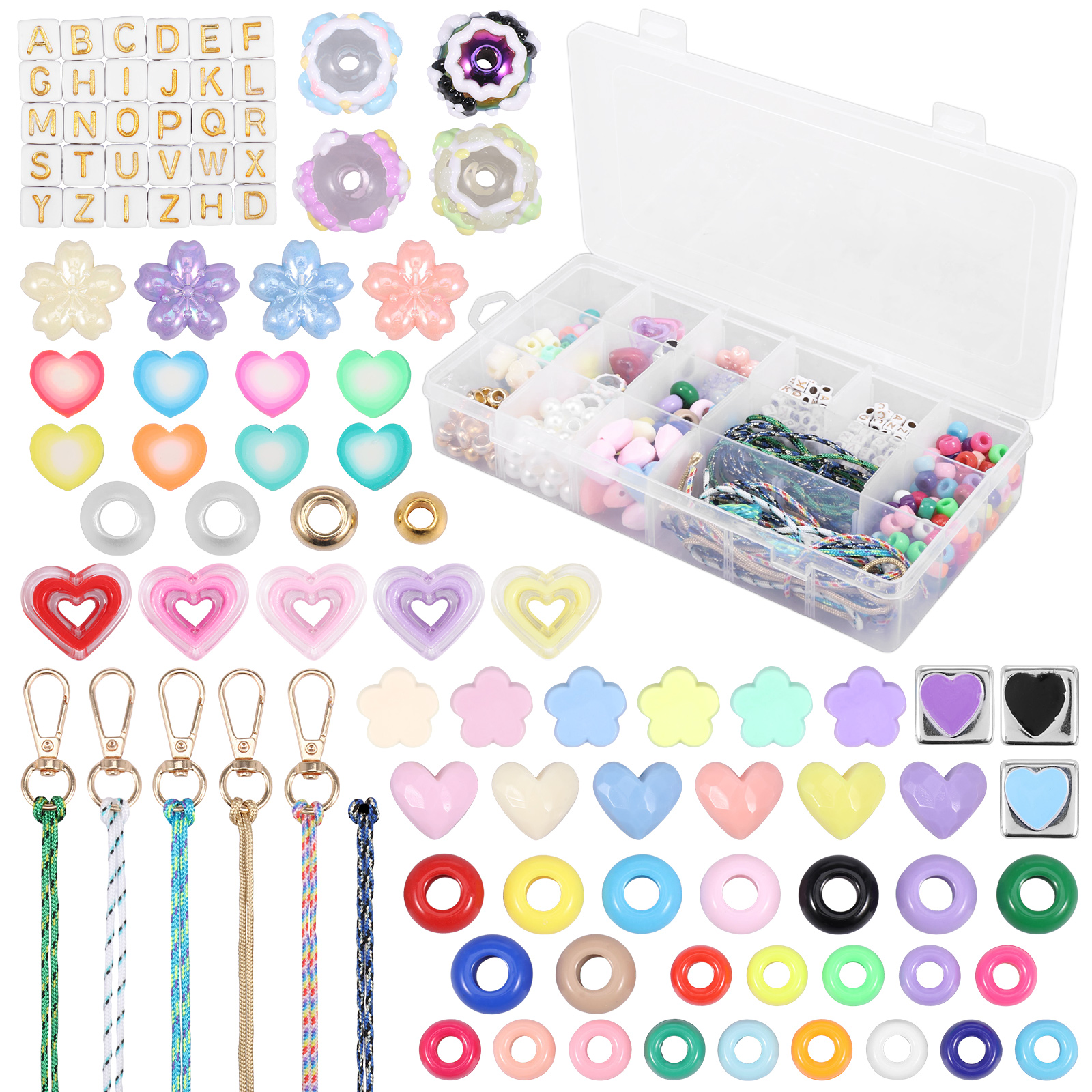 421PCS Beaded Keychain Making  - Embellishment Crafts のレビューと価格