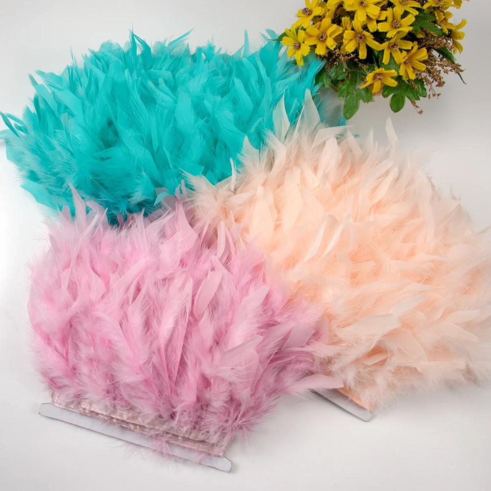 1M Natural Turkey Feathers Tri - Feather Trim Marabou のレビューと価格