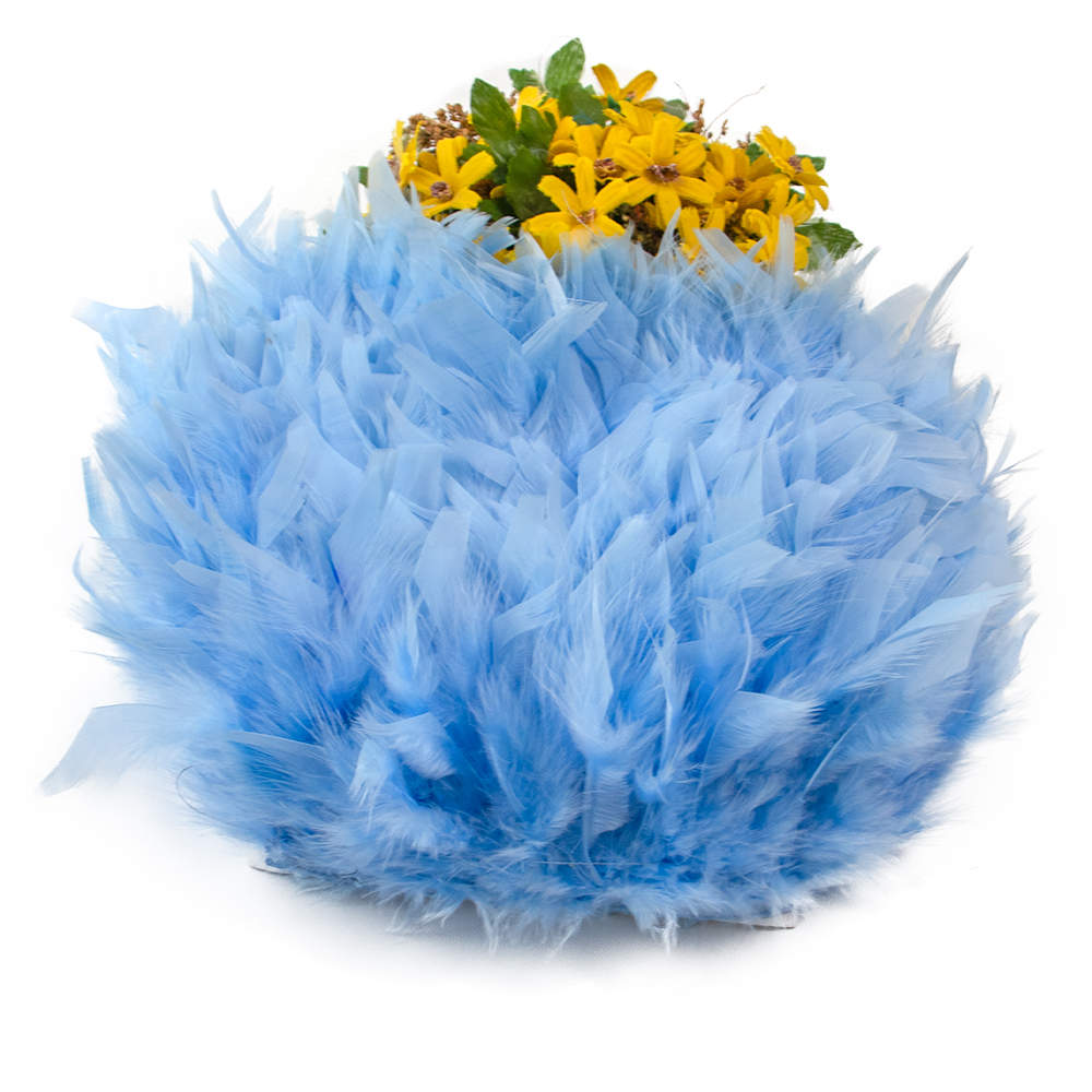 1M Natural Turkey Feathers Tri - Feather Trim Marabou のレビューと価格