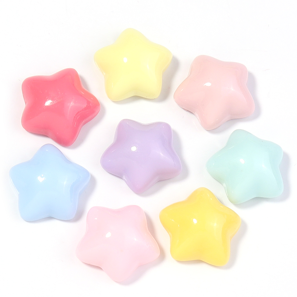50pcs/lot 16mm Colorful Star R - Embellish Craft のレビューと価格