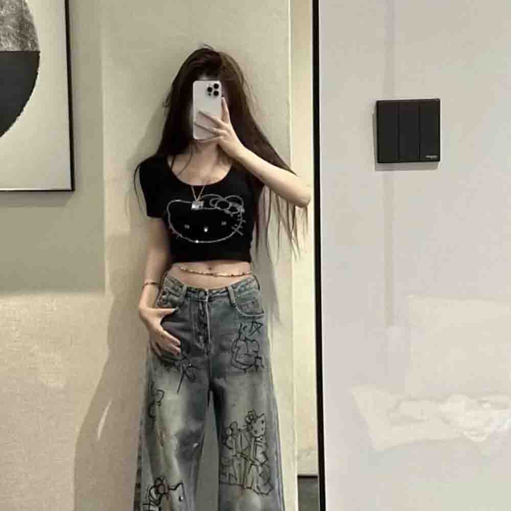 Sanrios Hello Kittys Short Sle - Embellish Knit のレビューと価格
