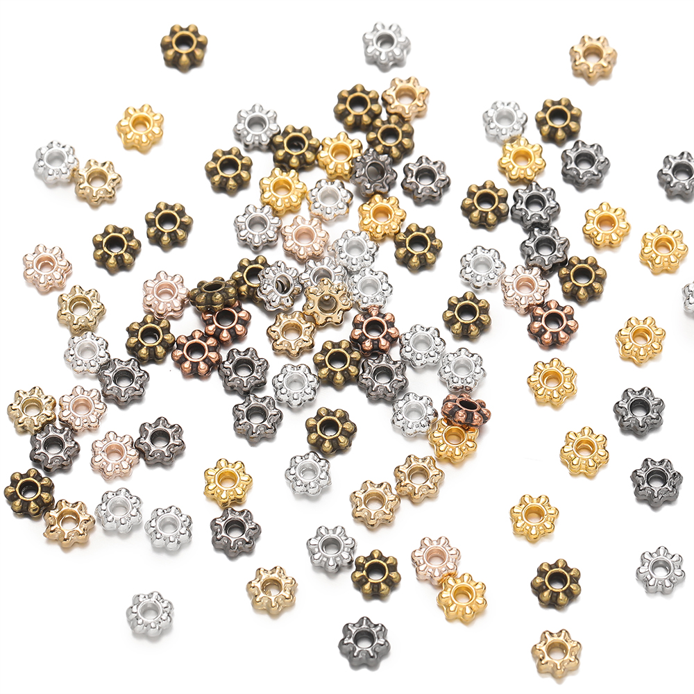200pcs/lot 4/6mm Daisy Snowfla - Embellishment Crafts のレビューと価格