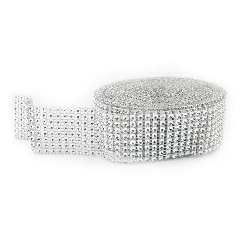 2Yard 4CM Gold Silver DIY Diam - Crystal Mesh Fabric のレビューと価格