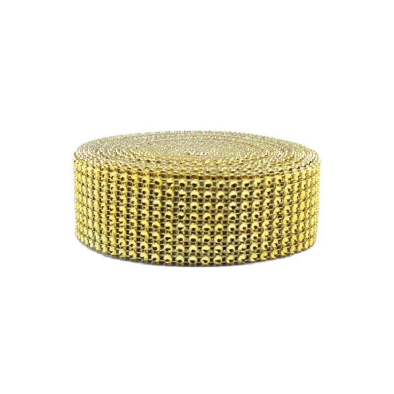 2Yard 4CM Gold Silver DIY Diam - Crystal Mesh Fabric のレビューと価格
