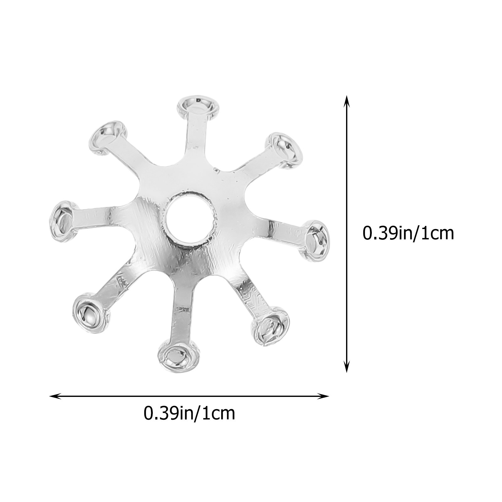 50Pcs Chic Flower Bud Shaped C - Embellish Craft のレビューと価格