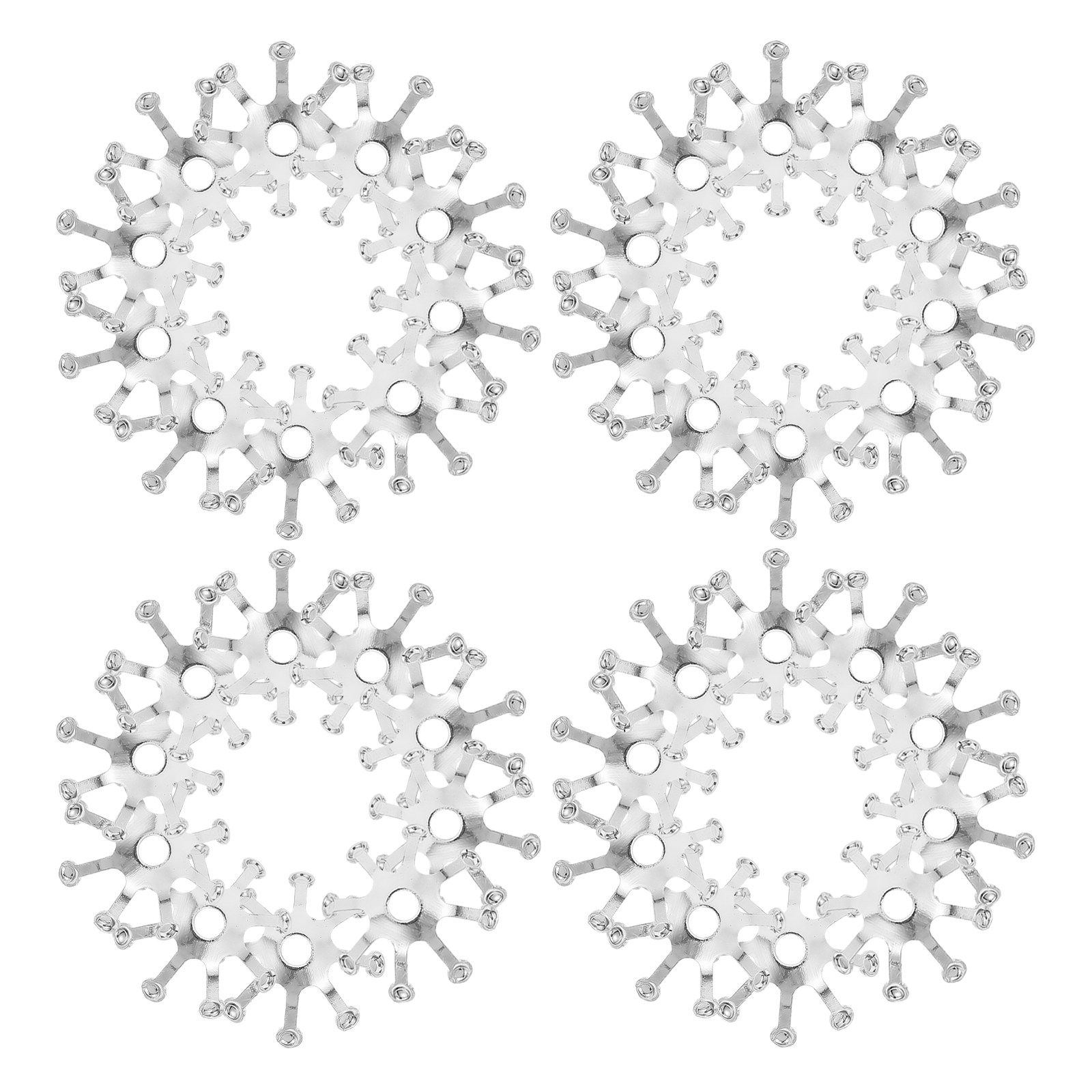 50Pcs Chic Flower Bud Shaped C - Embellish Craft のレビューと価格