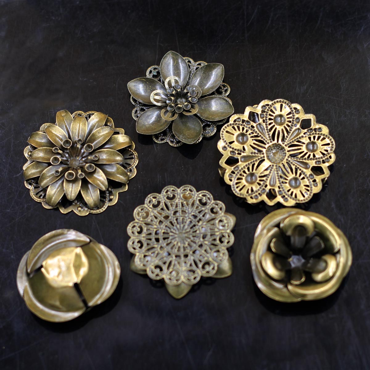 6Pcs Embellishments Combinatio - Embellish Craft のレビューと価格