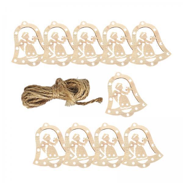 Unfinished Wooden Cutouts Xmas - Christmas Craft Embellishment のレビューと価格