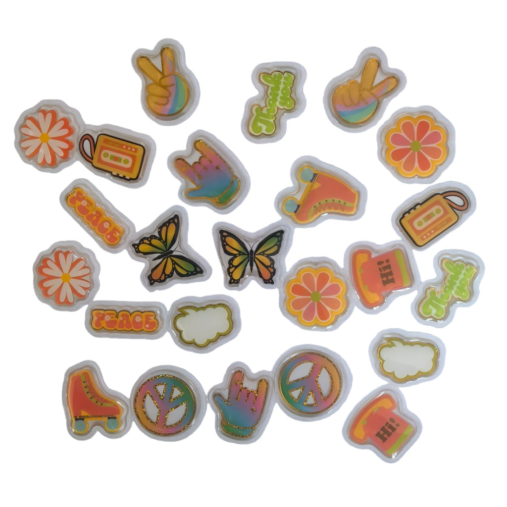 45 Pcs Adorable Epoxy Stickers - Craft Embellishment World のレビューと価格