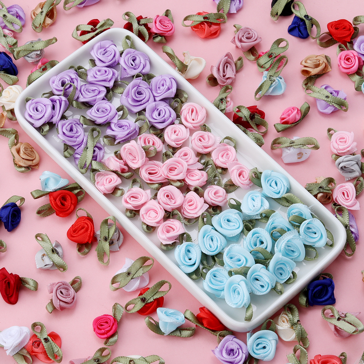 50Pcs 1.5x2.5cm 18 Colors For  - Embellishment Crafts のレビューと価格