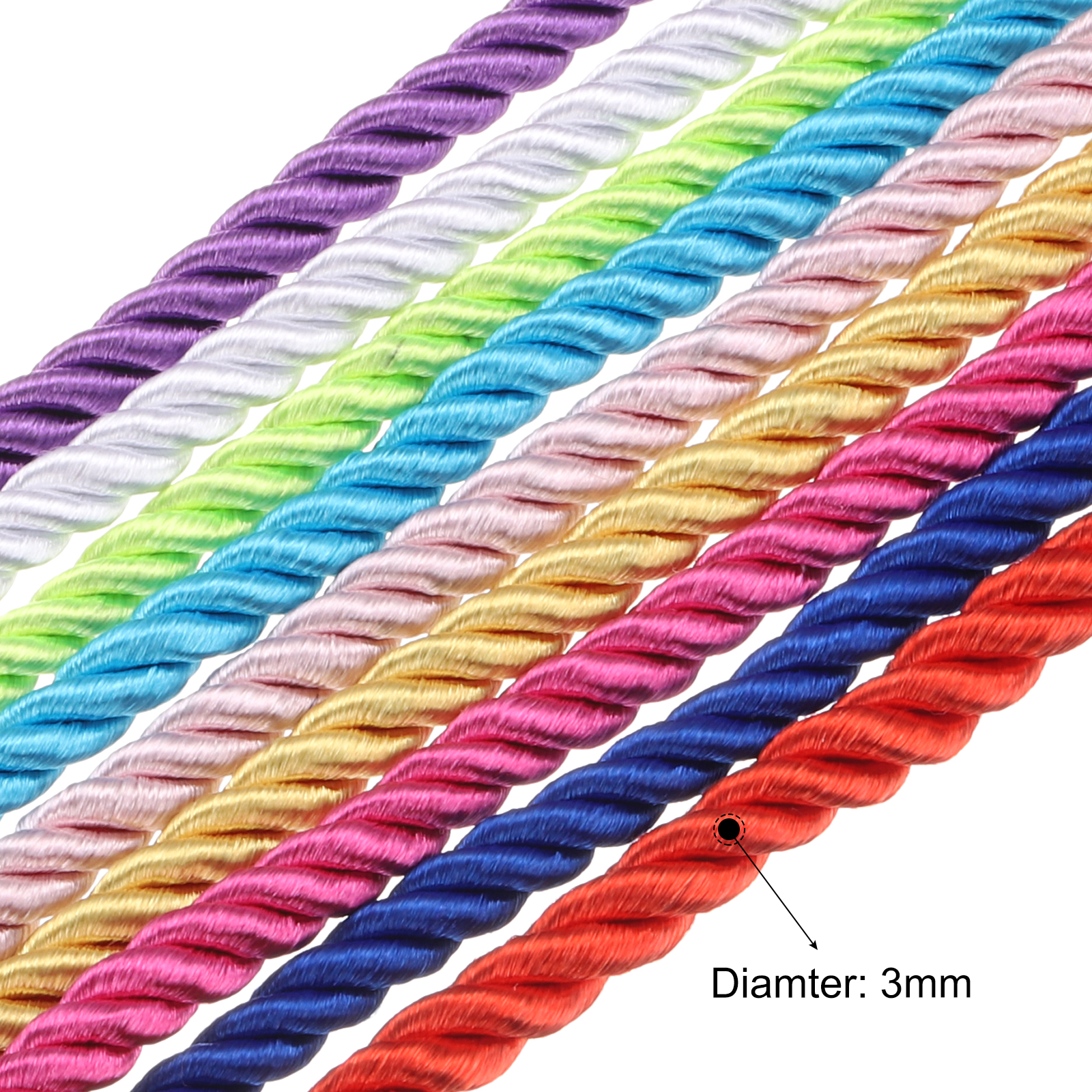 Uxcell Twisted Cord Trim 5 Yar - Cord Trim Twisted のレビューと価格
