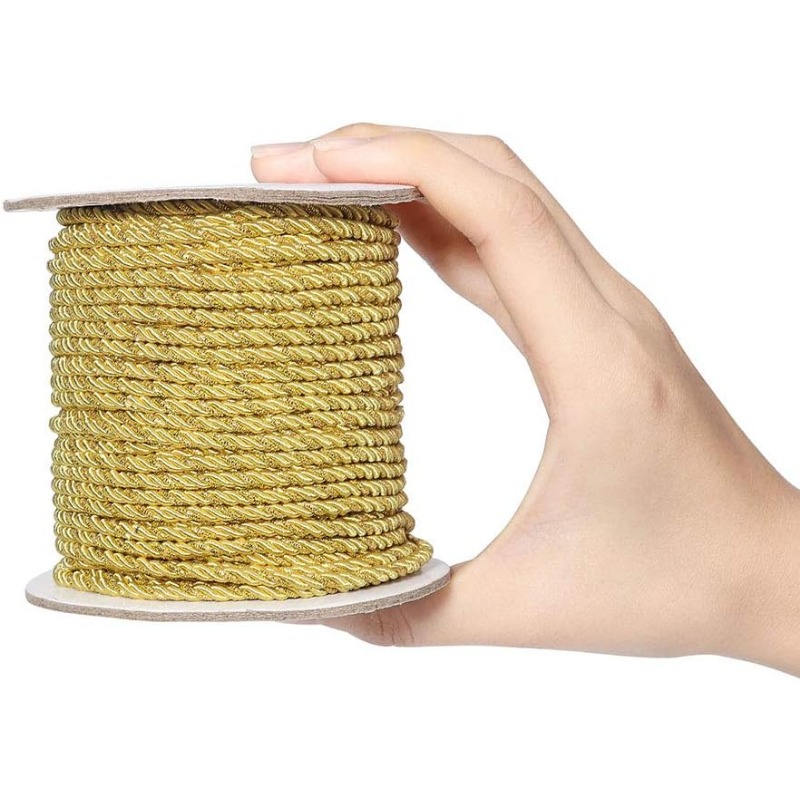 3mm / 35 Yards Metallic Twiste - Cord Trim Twisted のレビューと価格