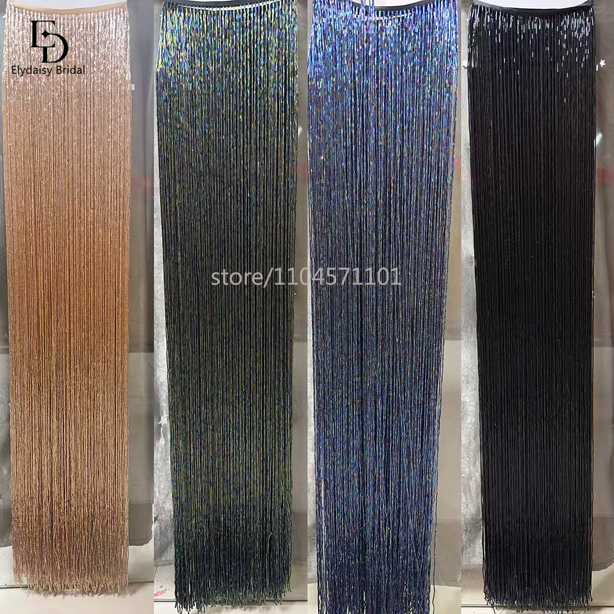 ELYDAISY 1Meter Length Champag - Fringe Ribbon Sewing のレビューと価格