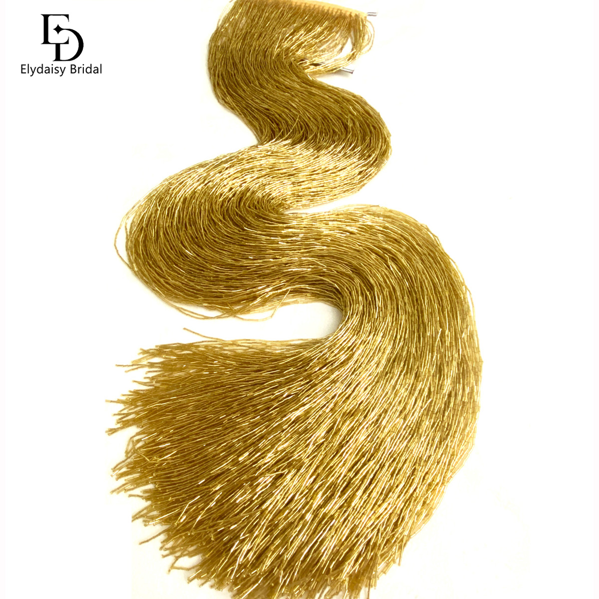 ELYDAISY 1Meter Length Champag - Fringe Ribbon Sewing のレビューと価格