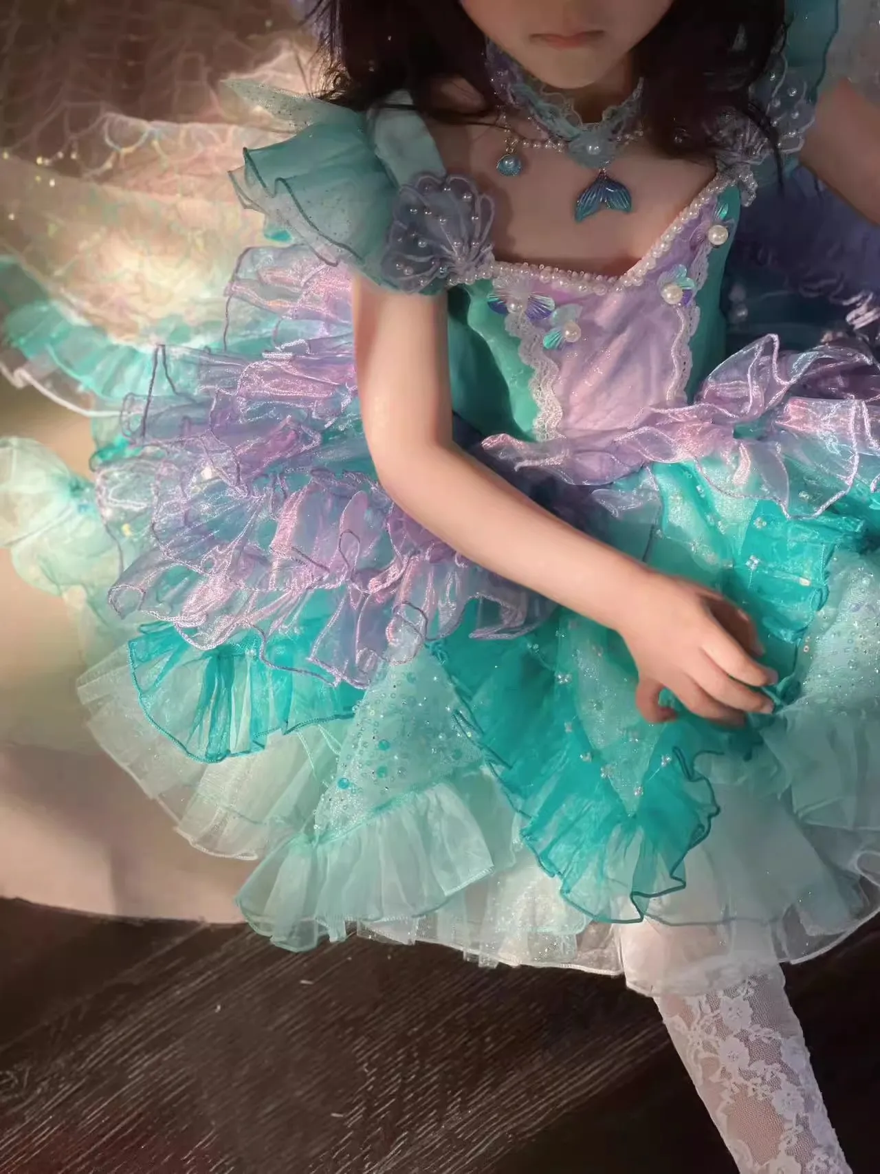 Girls Princess Dress Heart Nec - Embellish Knit のレビューと価格