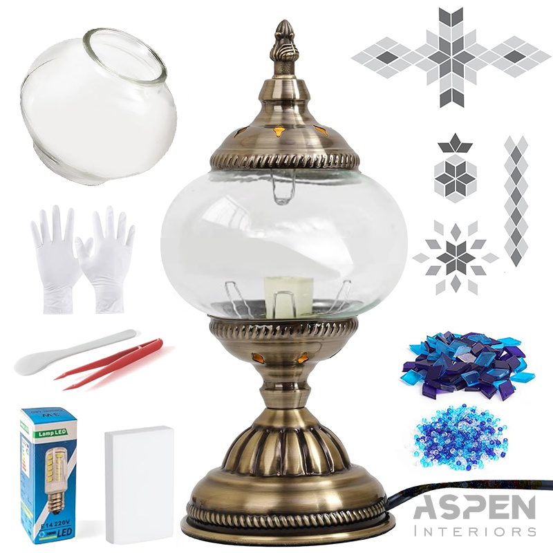 DIY Colored Glass Mosaic Table - Embellish Craft のレビューと価格