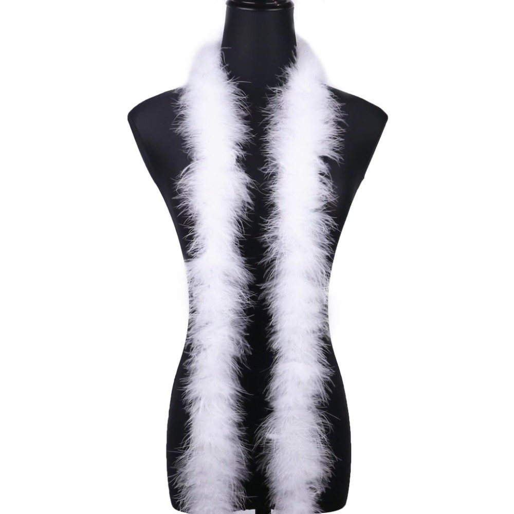 2 Meter Marabou Feather Boa Fa - Feather Trim Marabou のレビューと価格