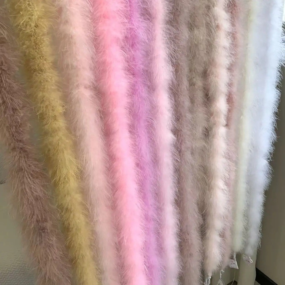 2 Meter Marabou Feather Boa Fa - Feather Trim Marabou のレビューと価格