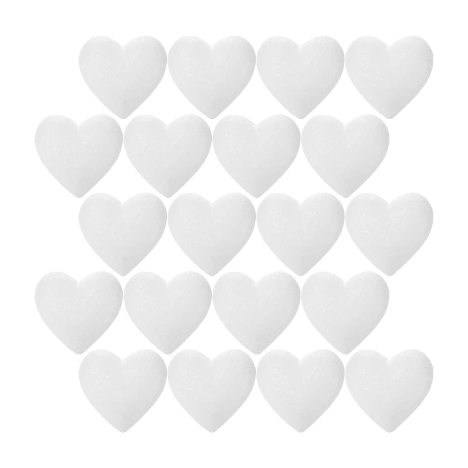 20Pcs Blank Heart Foam Balls L - Embellish Craft のレビューと価格