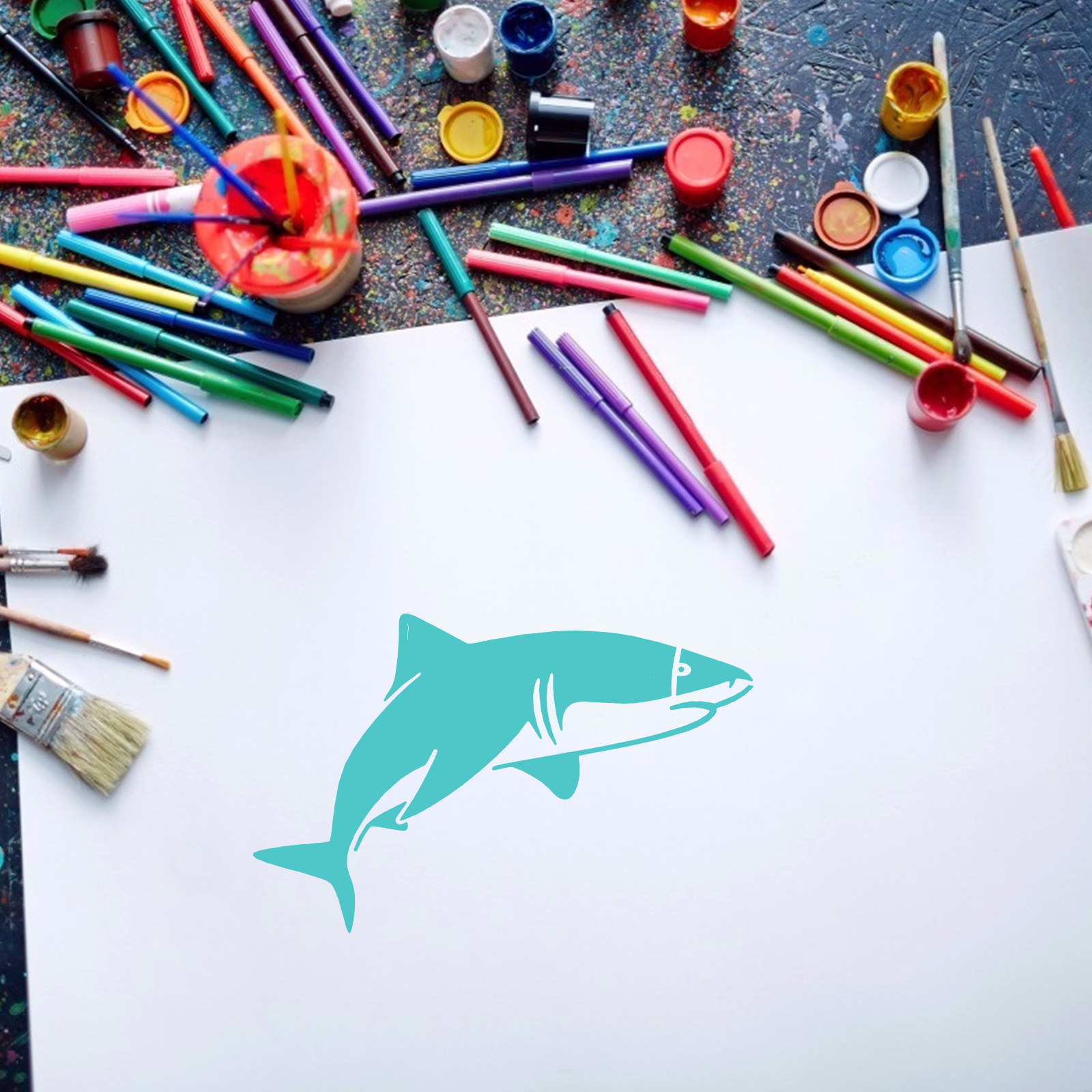 16pcs Ocean World Painting Tem - Craft Embellishment World のレビューと価格