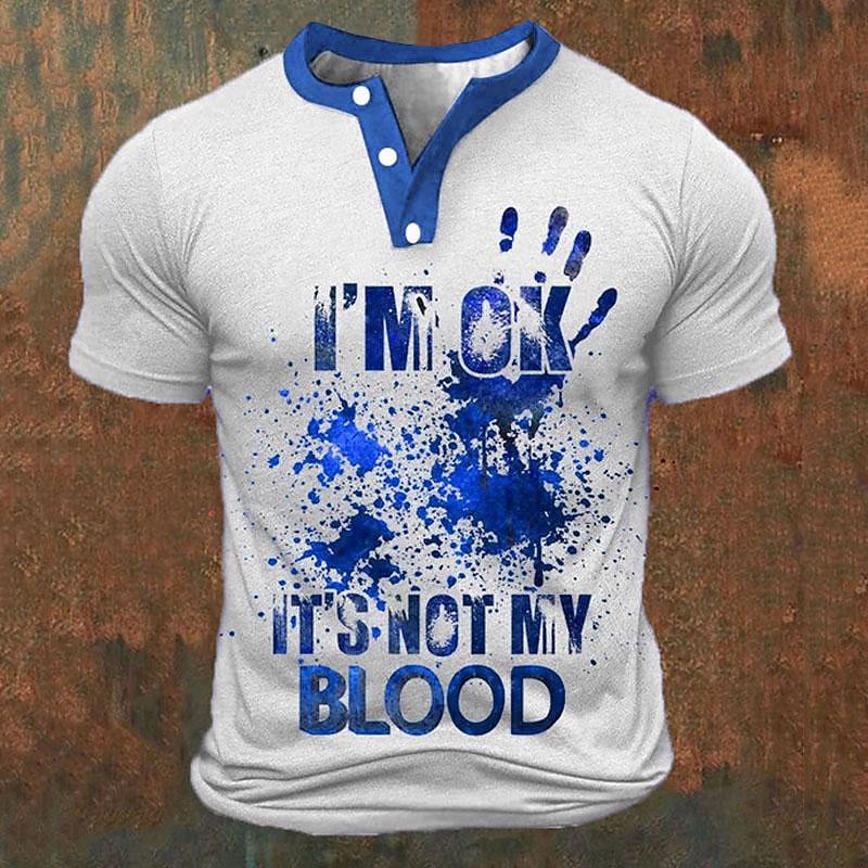 Funny 3D Letter Print Men's He - Embellish Knit のレビューと価格