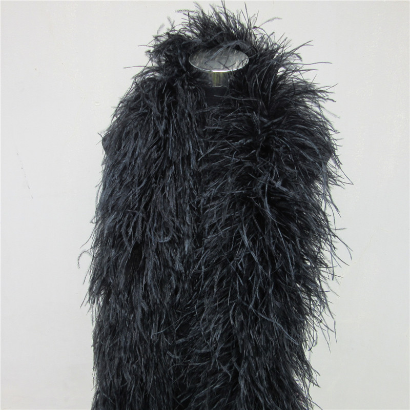 2 Meters 6 Layer White Natural - Feather Trim Marabou のレビューと価格