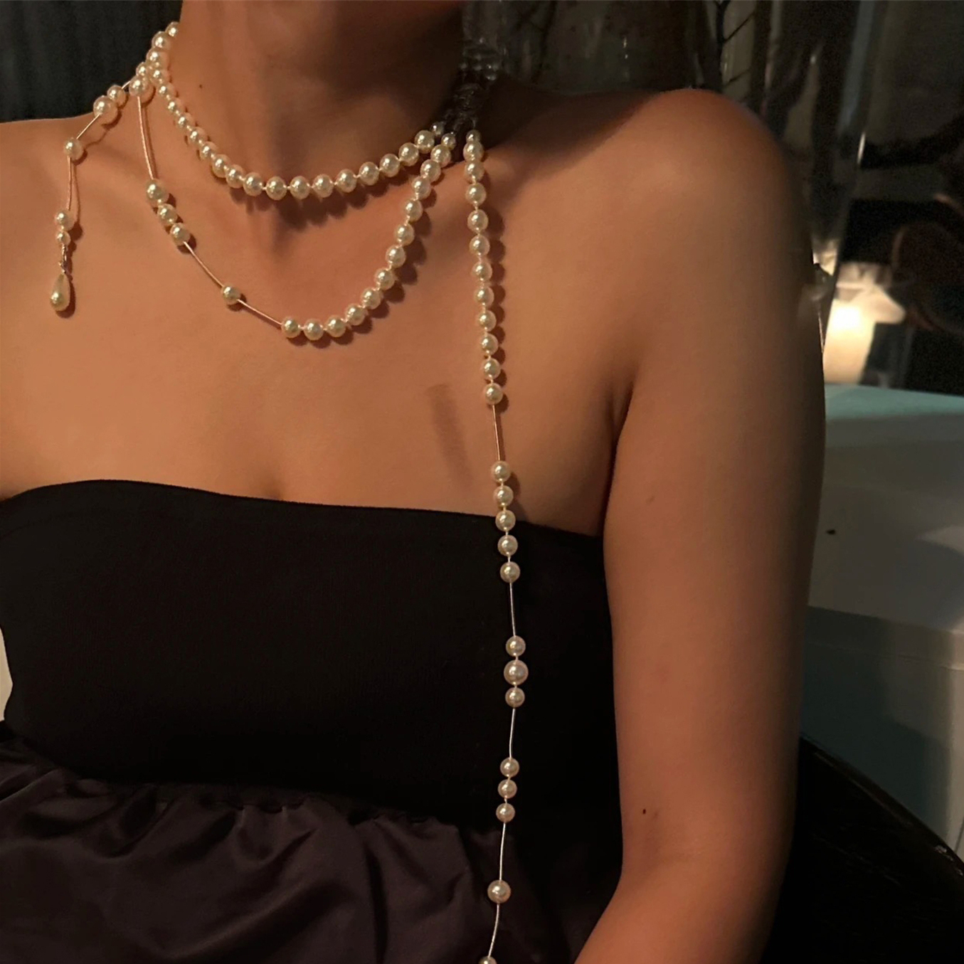 Hot Europe Designer Pearl Gold - Pearl Trim Chain のレビューと価格