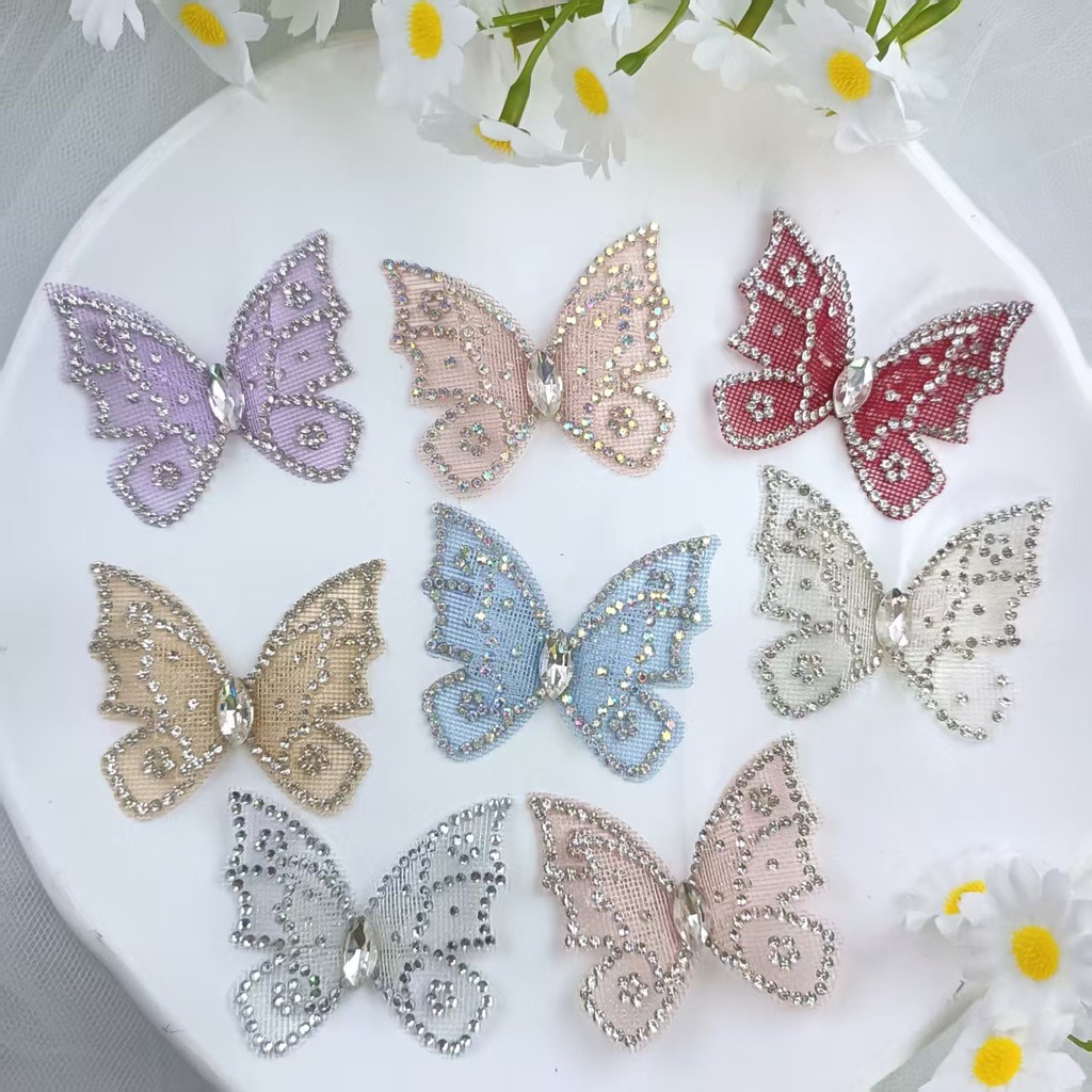 Rhinestone Butterfly Lace Appl - Sew On Rhinestone のレビューと価格