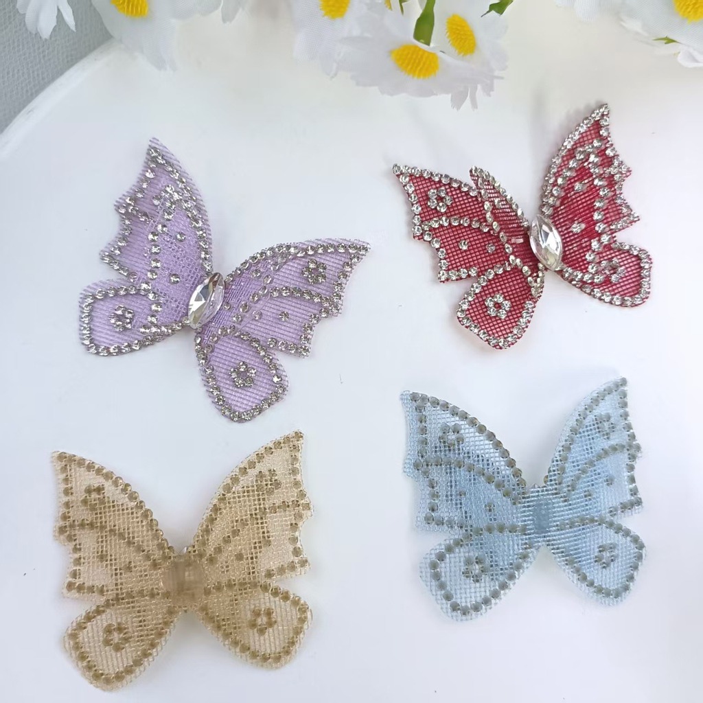 Rhinestone Butterfly Lace Appl - Sew On Rhinestone のレビューと価格
