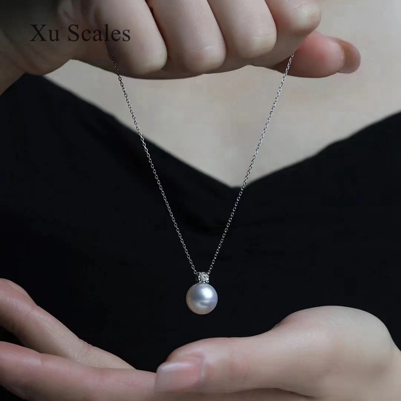 Natural Pearl Pendant 9-11mm S - Pearl Trim Chain のレビューと価格