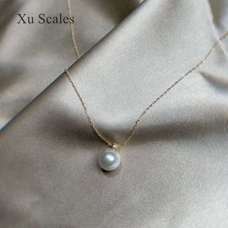 Natural Pearl Pendant 9-11mm S - Pearl Trim Chain のレビューと価格