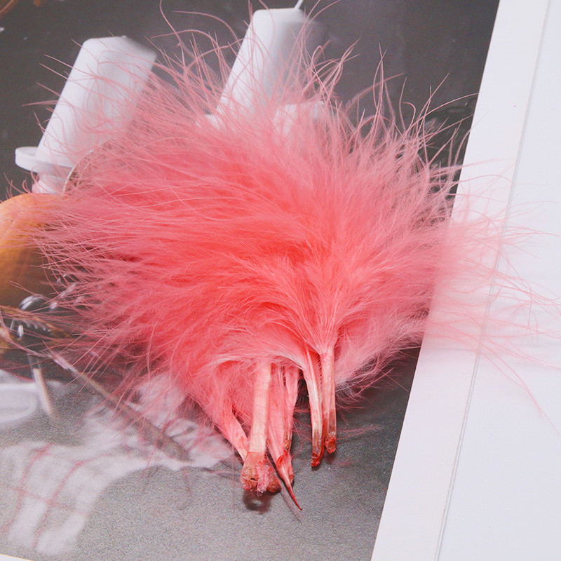 8-12cm Colored Plumas Natural  - Feather Trim Marabou のレビューと価格