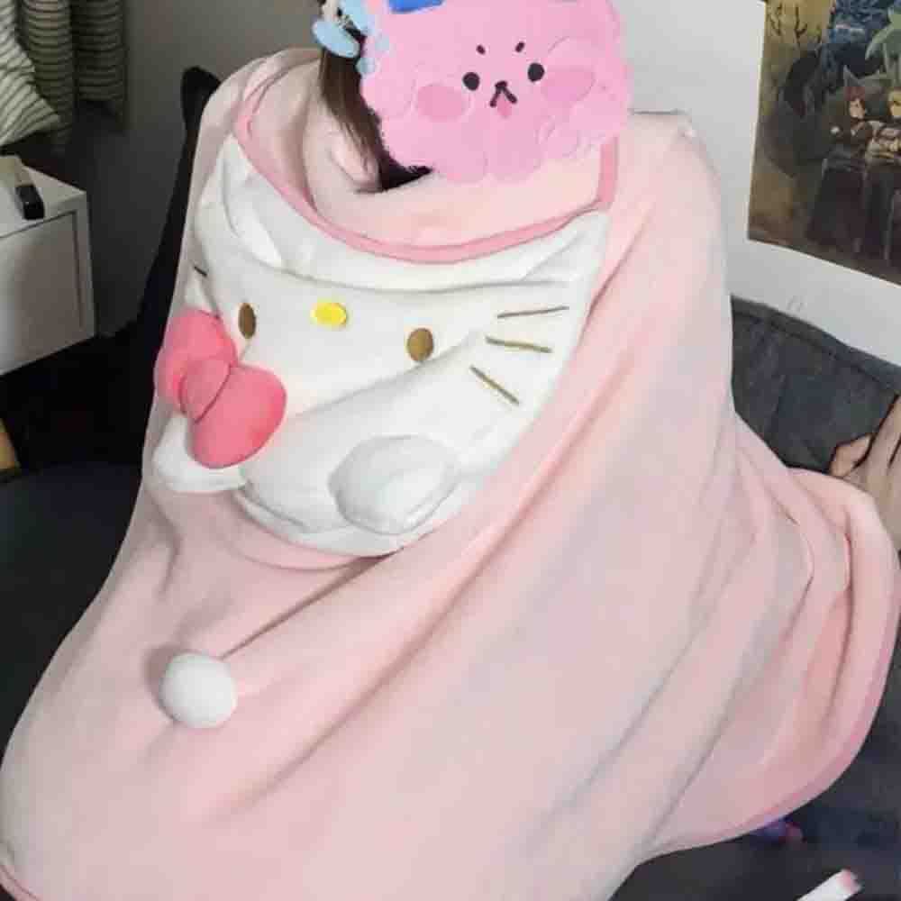 Cute Hellokitty Cloak Shawl Ai - Embellish Knit のレビューと価格