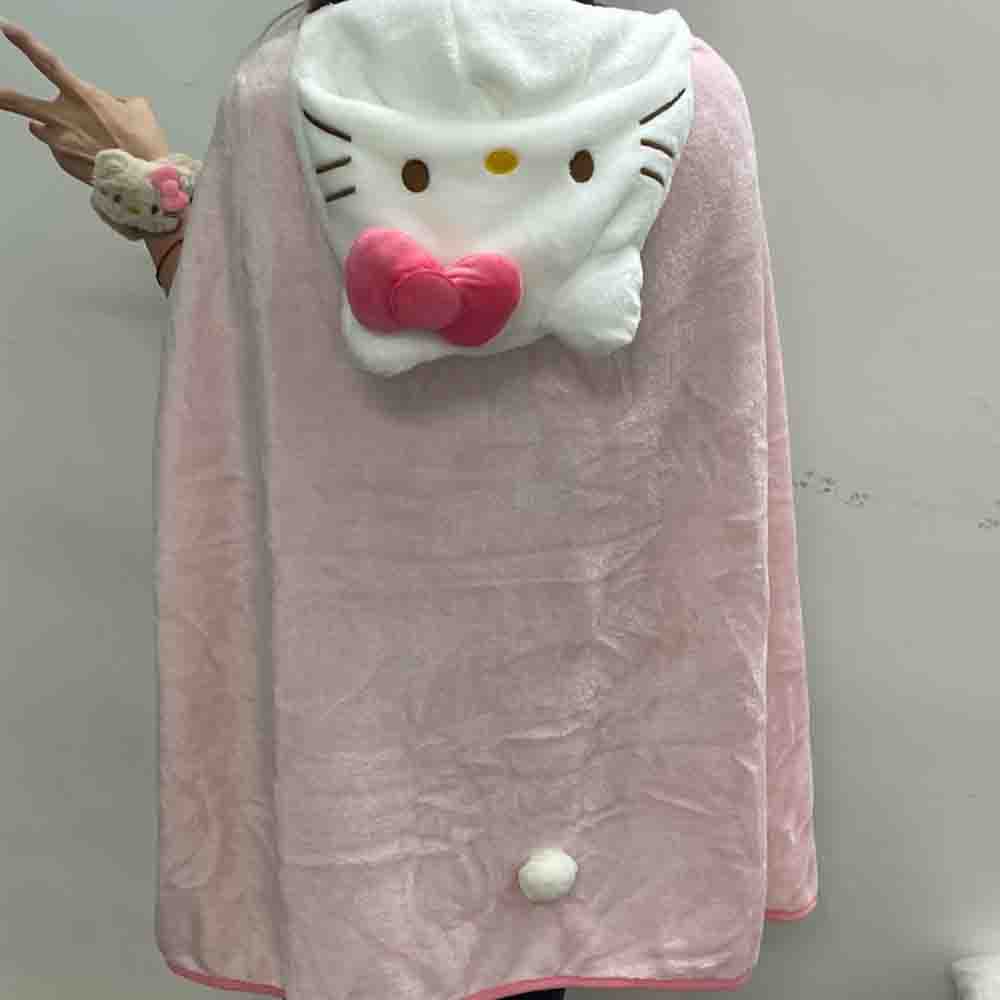 Cute Hellokitty Cloak Shawl Ai - Embellish Knit のレビューと価格